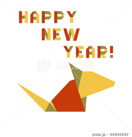 New year Rat symbol 2020 Chinese calendar origami New year Rat symbol 2020 Chinese calendar origami 60890692