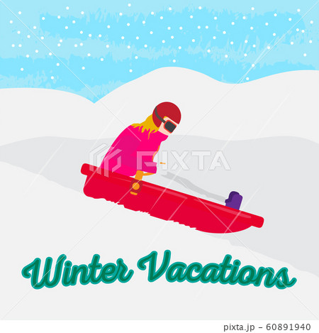 Winter vacation poster 60891940