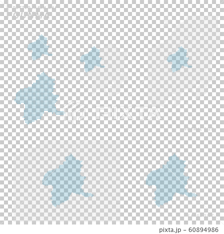dotted Japan map, Gunma dotted Japan map, Gunma 60894986