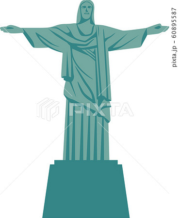 コルコバードのキリスト像のイラスト素材 60895587 Pixta