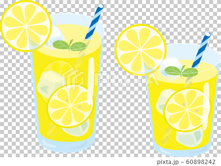 Lemonade With Glass Stock Illustration 6042