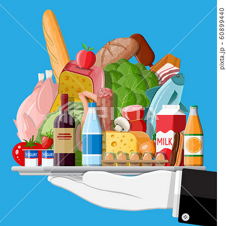 Fresh organic food and drinks. 60899440