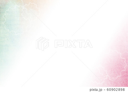 はがきサイズ 和柄の背景素材 横のイラスト素材