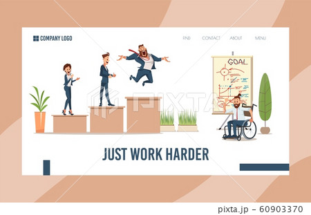 Online Business Courses Flat Vector Landing Page Online Business Courses Flat Vector Landing Page 60903370