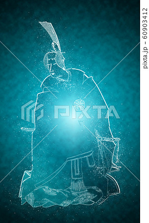 浮世絵　歌舞伎役者　その43　氷バージョン 60903412