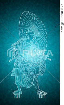 浮世絵　歌舞伎役者　その46　氷バージョン 60903424