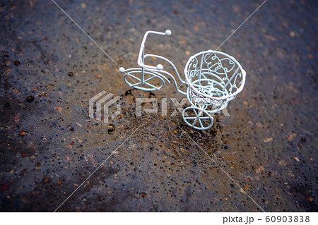 bicycle gasoline spot asphalt background bicycle gasoline spot asphalt background 60903838
