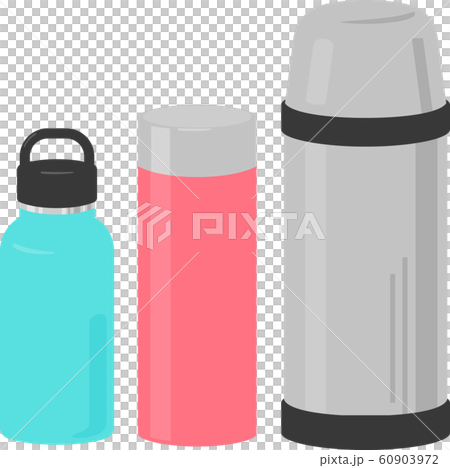 水筒のイラストセット 60903972
