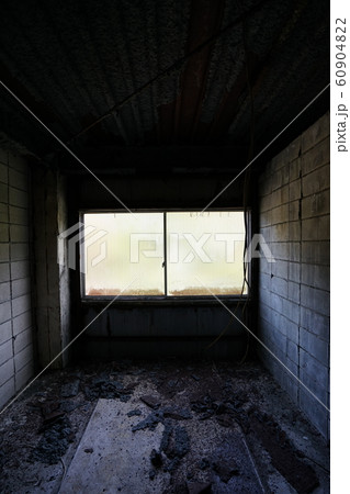 廃墟 ニュー晴翠荘 岐阜県可児郡御嵩町 鬼岩温泉の写真素材