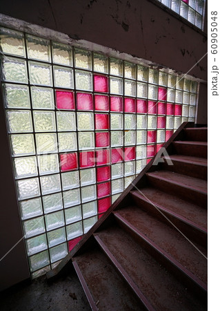 廃墟 ニュー晴翠荘 岐阜県可児郡御嵩町 鬼岩温泉の写真素材