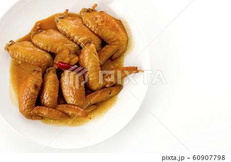 手羽先の甘辛照り焼き 手羽先の甘辛照り焼き 60907798