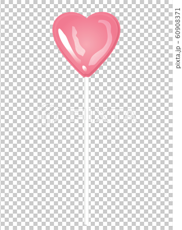 Pink heart lollipop Pink heart lollipop 60908371