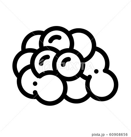 Salmon Caviar Icon Vector Outline Illustration 60908656