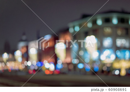 bokeh at night, cityscape street view 60908691