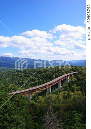 北海道　三国峠　松見大橋 60908749