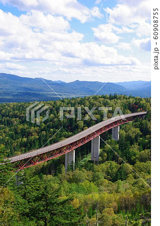 北海道　三国峠　松見大橋 60908755