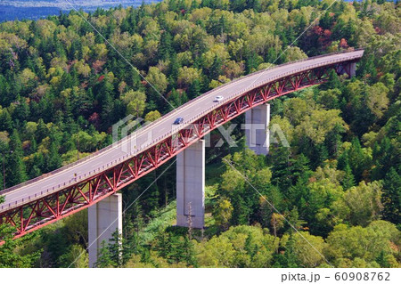 北海道　三国峠　松見大橋 60908762