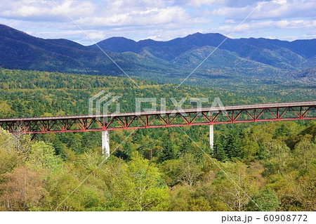 北海道　三国峠　松見大橋 60908772