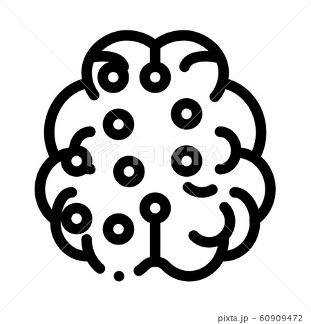 Brain Points Icon Vector Outline Illustration Brain Points Icon Vector Outline Illustration 60909472