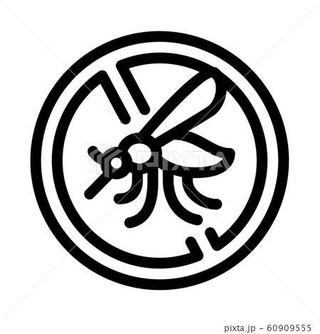 Anti-mosquito Icon Vector Outline Illustration Anti-mosquito Icon Vector Outline Illustration 60909555