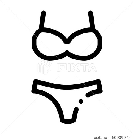 Swimming Suit Icon Vector Outline Illustration 60909972