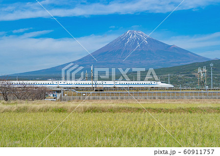 Shinkansen train. Fast bullet train, driving and 60911757
