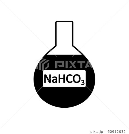Laboratory glass with sodium bicarbonate. 60912032