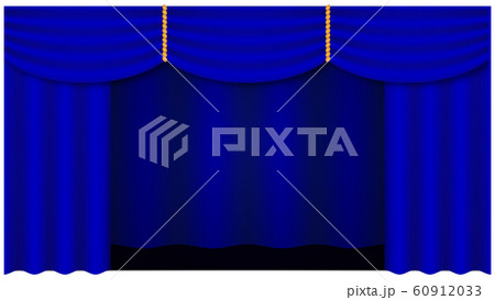 Theater curtain on white background. Theater Theater curtain on white background. Theater 60912033