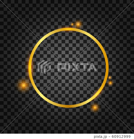 Vector golden frame with lights effects. Rectangle Vector golden frame with lights effects. Rectangle 60912999