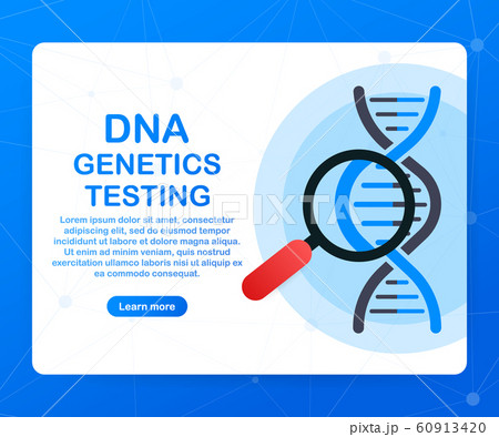 DNA testing, genetic diagnosis concept. Genetic 60913420