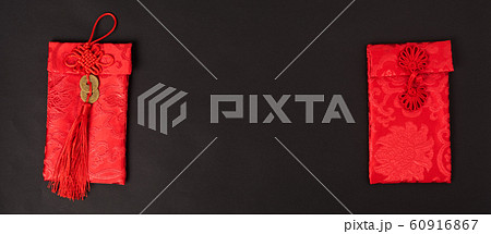 Chinese new year festival concept, flat lay top 60916867