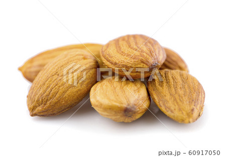 Almonds seed an isolated on white background 60917050