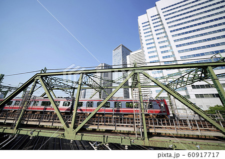 日本の東京都市景観　品川の超高層ビル群などを望む 60917717