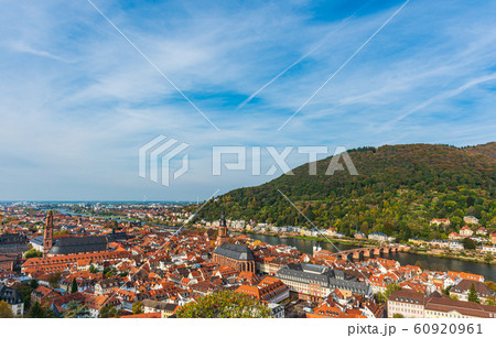 ヨーロッパ ドイツ旅行 ハイデルベルク Germany Heidelberg の写真素材