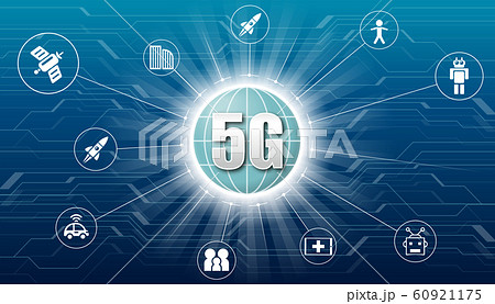 イラスト素材｜5G｜ビジュアルイメージ｜アイコン 60921175