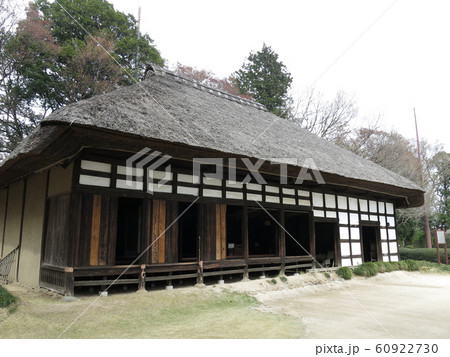 古河公方公園の民家園にある旧中山家住宅（古河桃まつり開催期間） 60922730