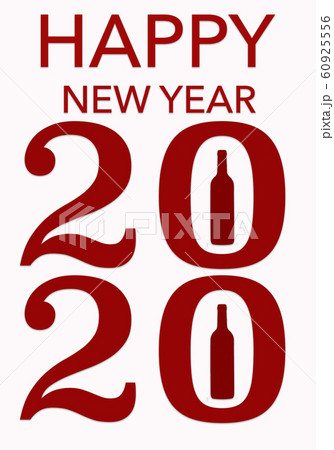 Happy New Year 2020 wine Background for your Christmas 60925556
