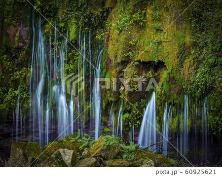 【鹿児島】雄川の滝 美しい風景 アップ 【鹿児島】雄川の滝 美しい風景 アップ 60925621