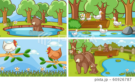 Background scenes of animals in the wild 60926787