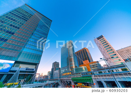 日本の東京都市景観 東京・秋葉原駅前のオフイスビル群などを望む 日本の東京都市景観 東京・秋葉原駅前のオフイスビル群などを望む 60930203