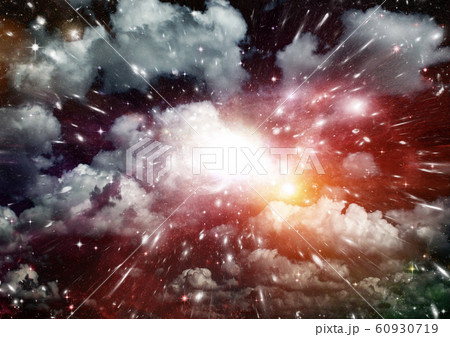 galaxy in a free space. 3D rendering 60930719