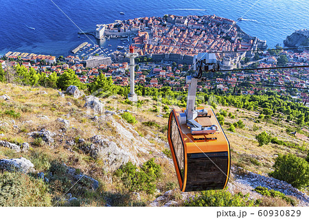 Croatia. Dalmatia. View of Dubrovnik from a height Croatia. Dalmatia. View of Dubrovnik from a height 60930829