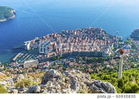 Croatia. Dalmatia. View of Dubrovnik from a height 60930830
