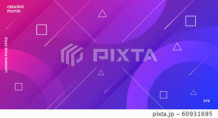 Abstract memphis vector background design. Vibrant Abstract memphis vector background design. Vibrant 60931695