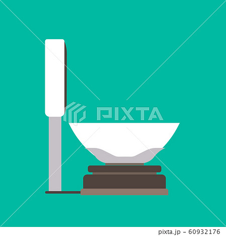 Libra sign vector icon illustration. Scale 60932176