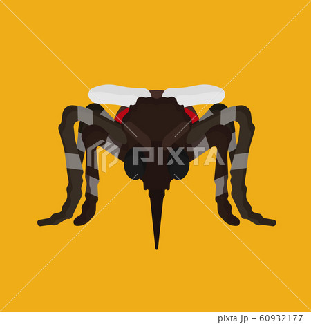 Mosquito insect vector icon animal bite. Isolated 60932177
