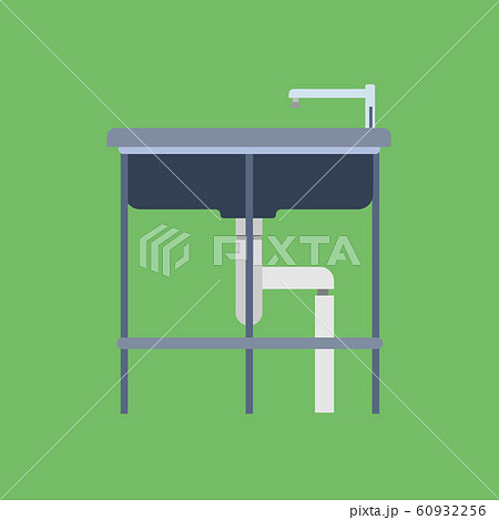 Sink flat icon bathroom faucet equipment kitchen Sink flat icon bathroom faucet equipment kitchen 60932256