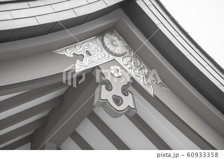 セピア 神戸 生田神社の写真素材