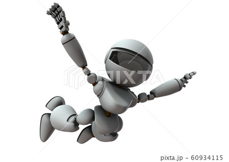 急降下するAIロボット 60934115