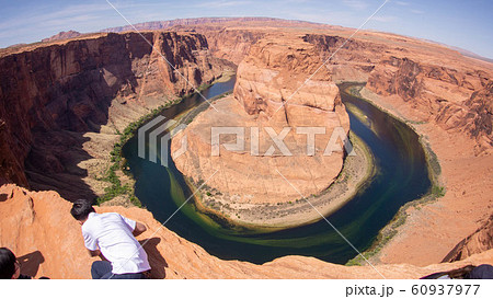 ホースシューベンドから覗き込み ホースシューベンドから覗き込み 60937977